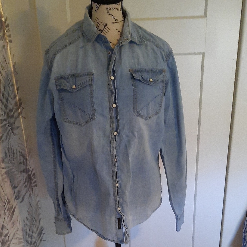 Light Blue Denim Shirt